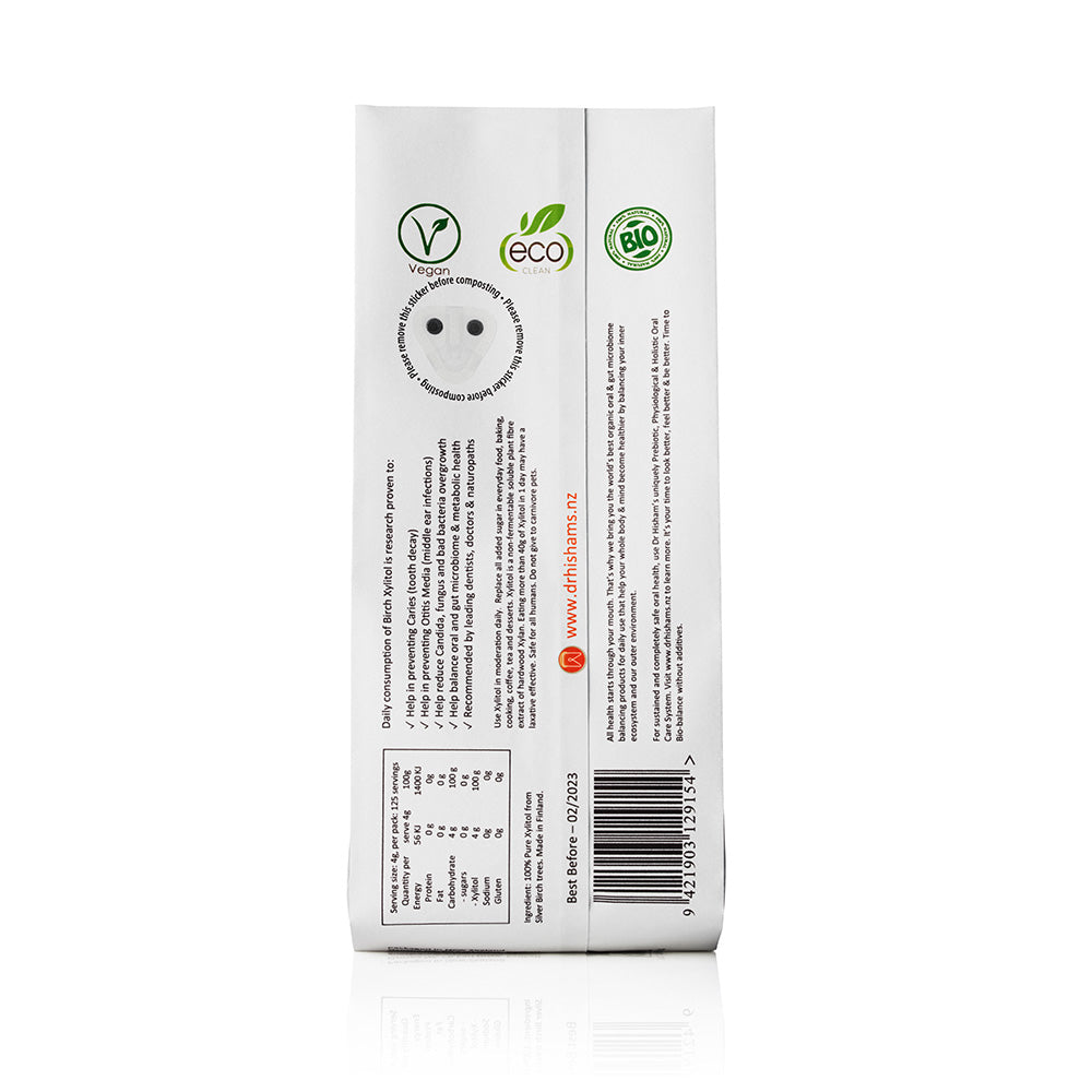 Birch Gold Xylitol 4kg Bag - 100% Pure Finnish Birch & Beech Sugar | Vegan Gluten-Free 40% Fewer Calories Tooth-Friendly | Buy Now With Express International Delivery