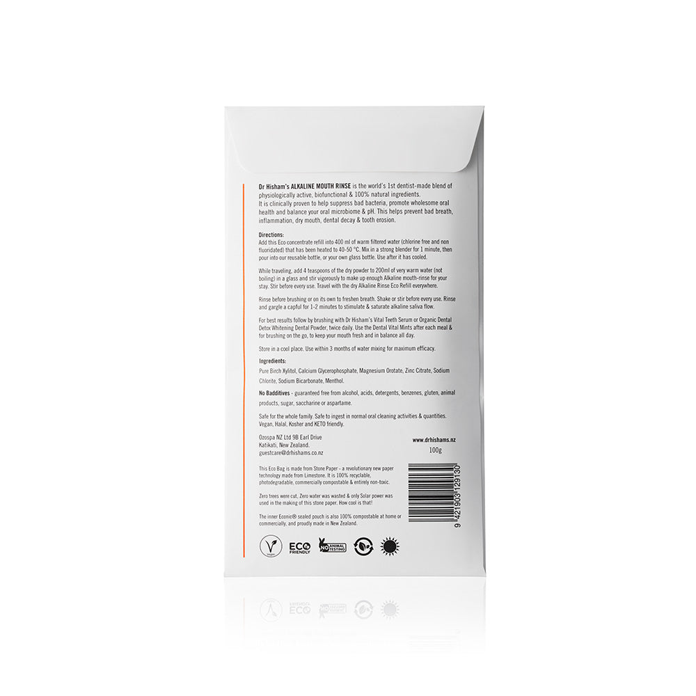 Alkaline Mouth Rinse ECO Refill Super Concentrate DrHishams